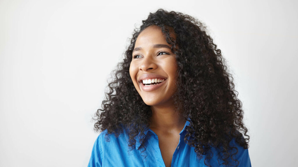 smiling woman